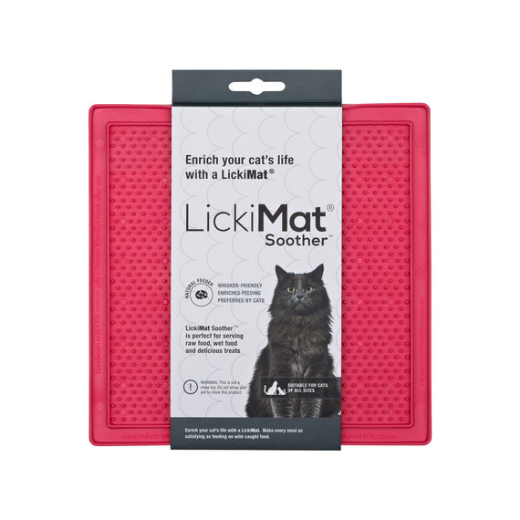 LickiMat Classic Soother Cat - Pink